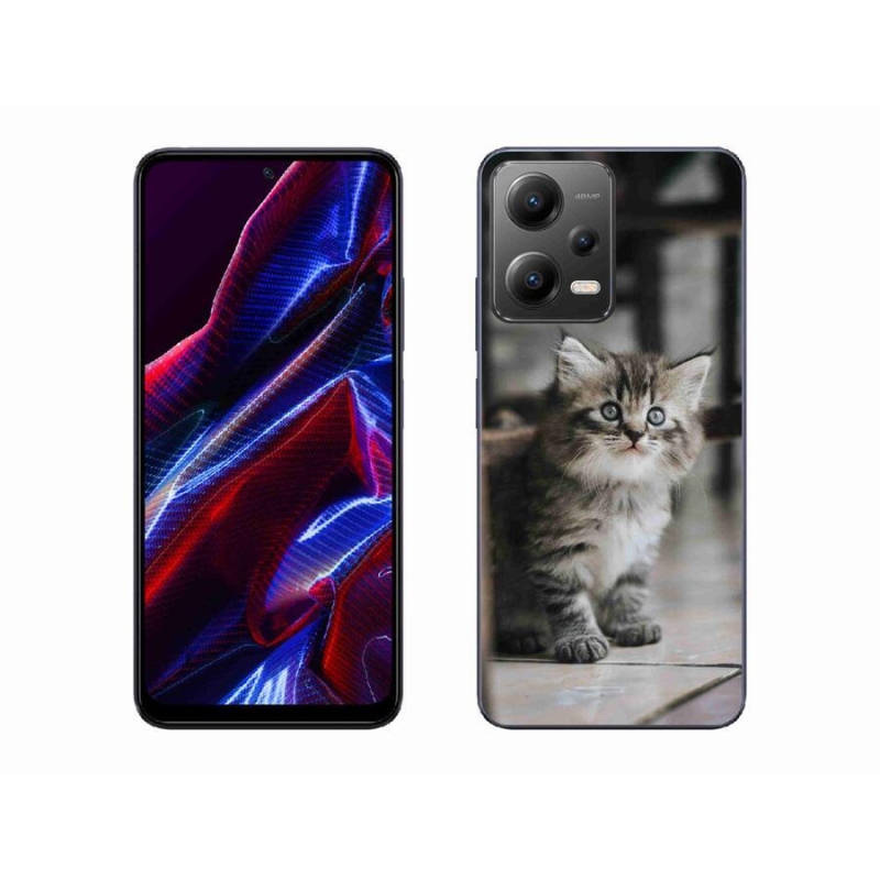 Gél borítás mmCase a Xiaomi Poco X5 5G-hez - cica