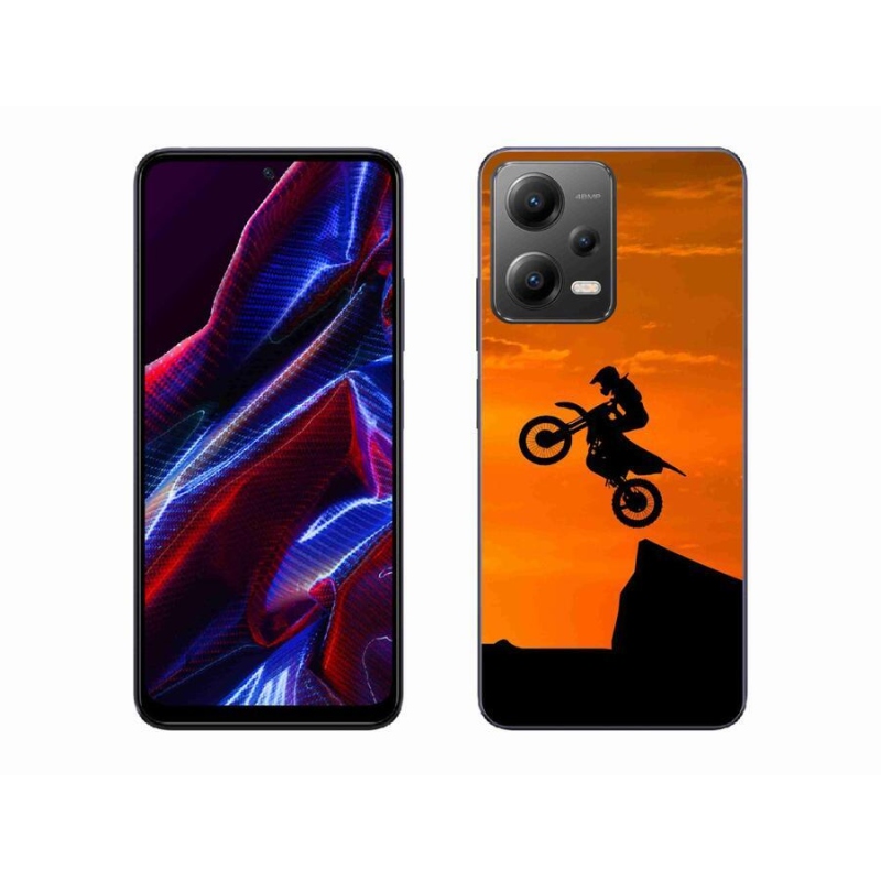 Gél borítás mmCase a Xiaomi Poco X5 5G számára - motocross
