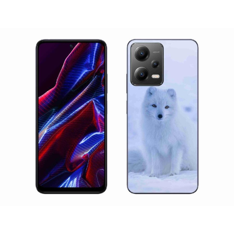 Gél borítás mmCase a Xiaomi Poco X5 5G számára - polár róka