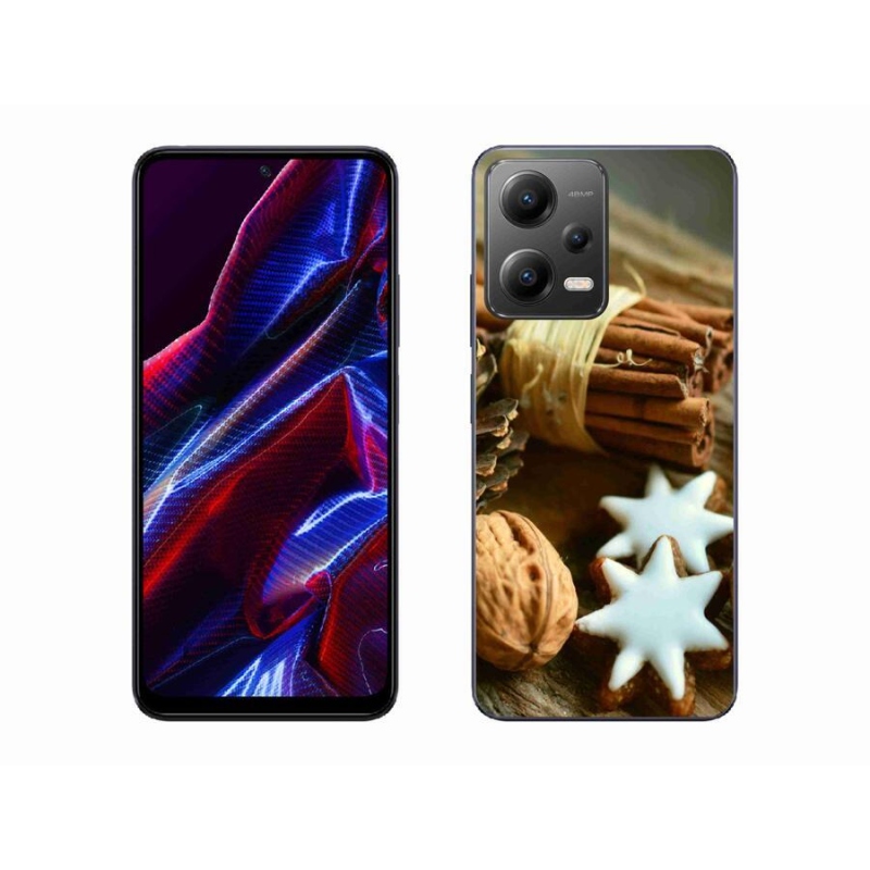 Gél borítás mmCase a Xiaomi Poco X5 5G számára - fahéj és mézeskalács