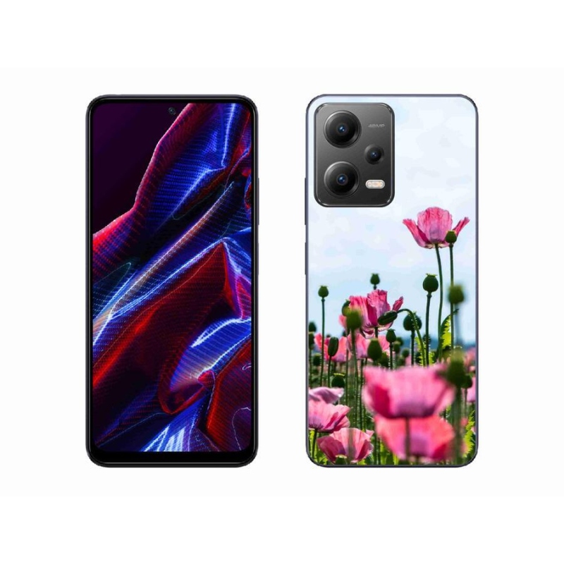 Gél borítás mmCase a Xiaomi Poco X5 5G-hez - mákos színű