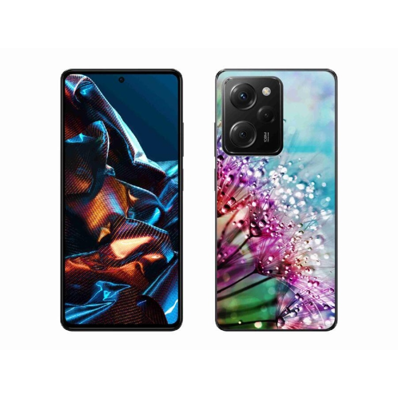 Gél borítás mmCase a Xiaomi Poco X5 Pro 5G számára - színes virágok