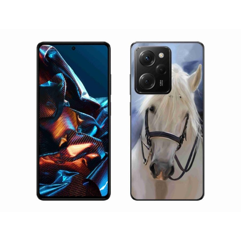 Gél borítás mmCase a Xiaomi Poco X5 Pro 5G-hez - fehér ló