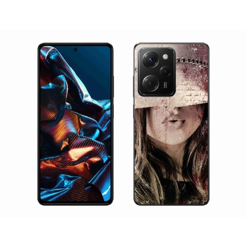 Gél borítás mmCase a Xiaomi Poco X5 Pro 5G számára - lány