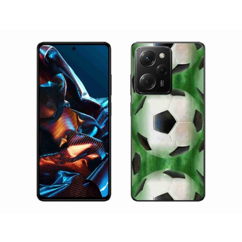 Gél borítás mmCase a Xiaomi Poco X5 Pro 5G számára - focilabda