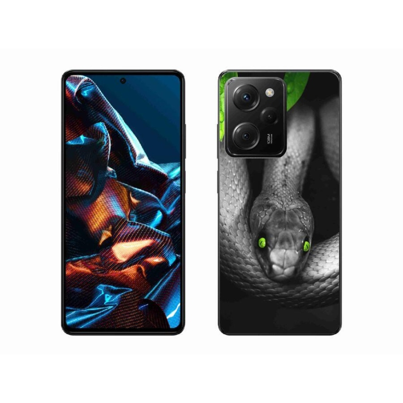 Gél borítás mmCase a Xiaomi Poco X5 Pro 5G-hez - kígyó