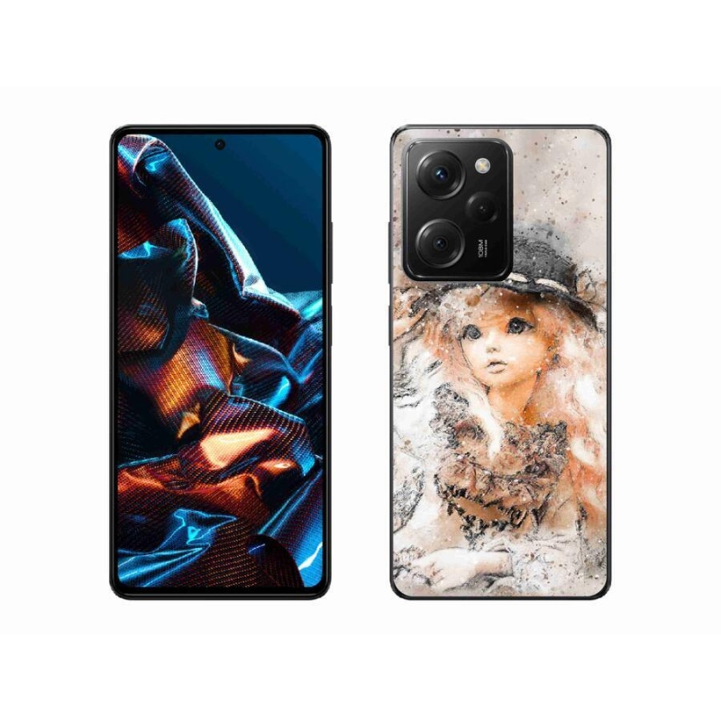 Gél borítás mmCase a Xiaomi Poco X5 Pro 5G számára - kalapos lány