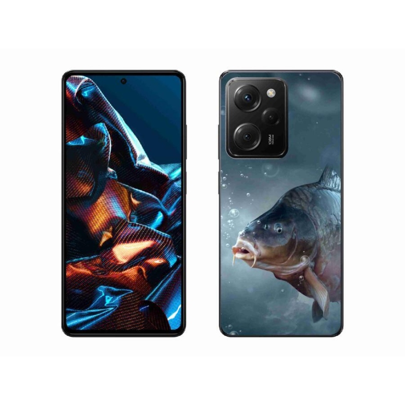 Gél borítás mmCase a Xiaomi Poco X5 Pro 5G számára - ponty és buborékok