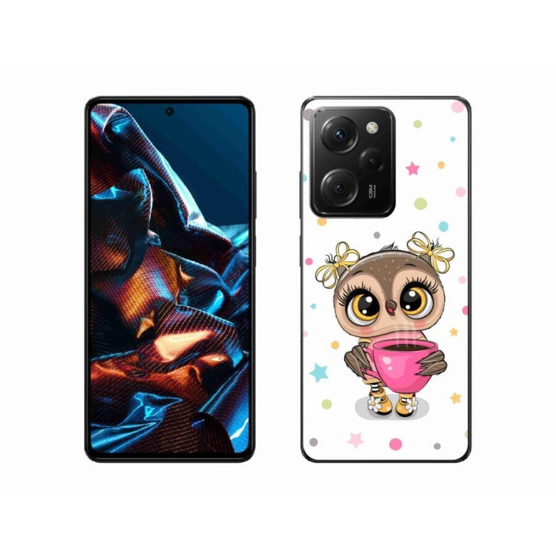 Gél borítás mmCase a Xiaomi Poco X5 Pro 5G számára - rajzfilm bagoly