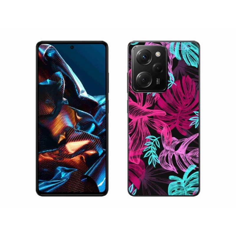 Gél borítás mmCase a Xiaomi Poco X5 Pro 5G számára - virágok 1