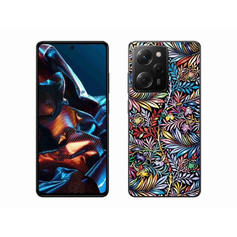 Gél borító mmCase a Xiaomi Poco X5 Pro 5G számára - virágok 5