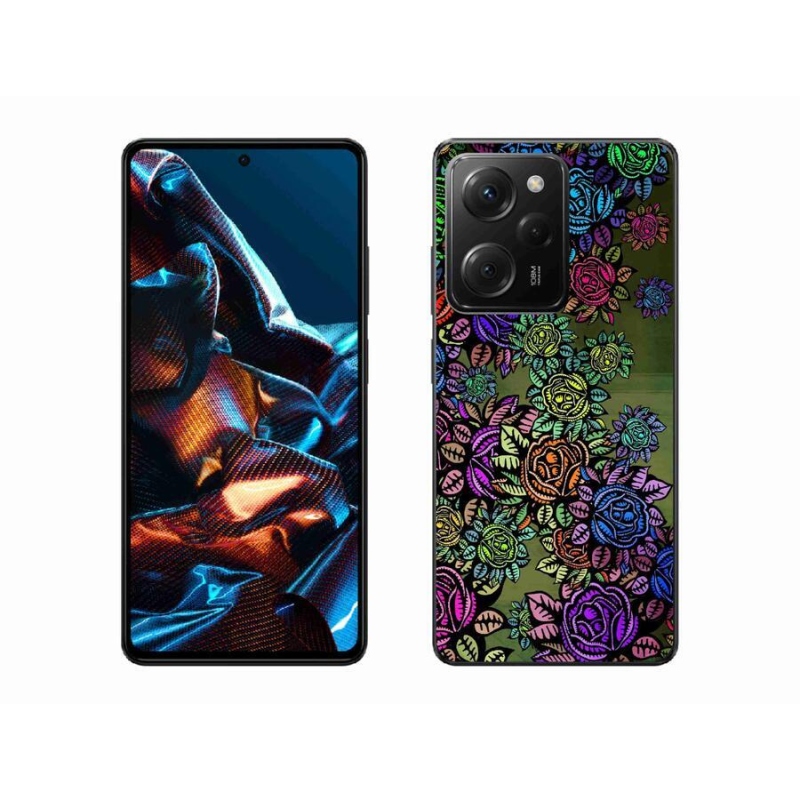 Gél borító mmCase a Xiaomi Poco X5 Pro 5G számára - virágok 6