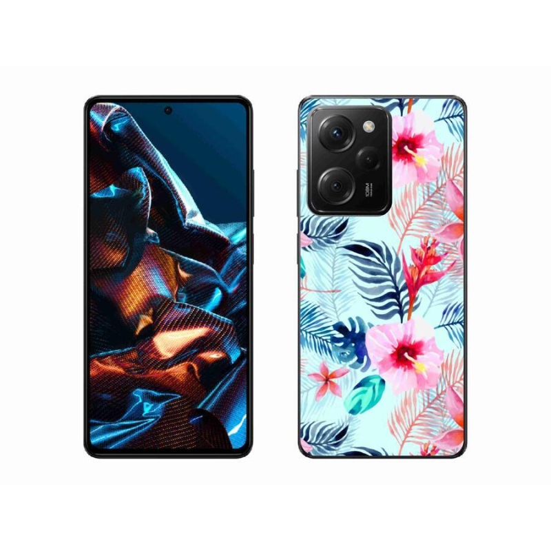 Gél borítás mmCase a Xiaomi Poco X5 Pro 5G számára - virágok