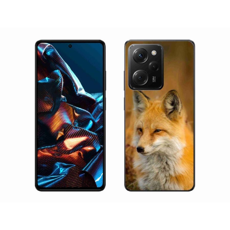 Gél borítás mmCase a Xiaomi Poco X5 Pro 5G számára - róka