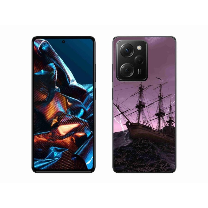 Gél borítás mmCase a Xiaomi Poco X5 Pro 5G számára - hajó a viharban