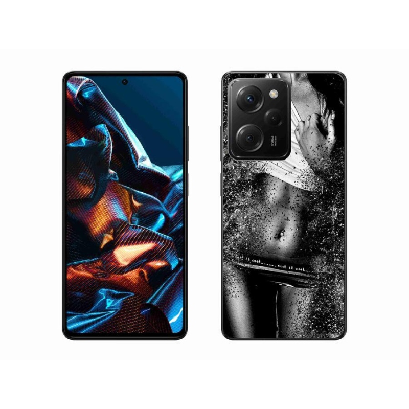 Gél borítás mmCase a Xiaomi Poco X5 Pro 5G-hez - szexi nő 1