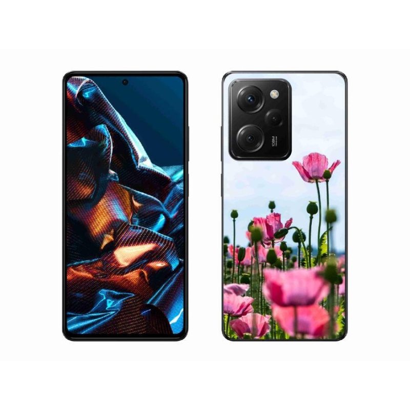 Gél borítás mmCase a Xiaomi Poco X5 Pro 5G számára - mákos színű
