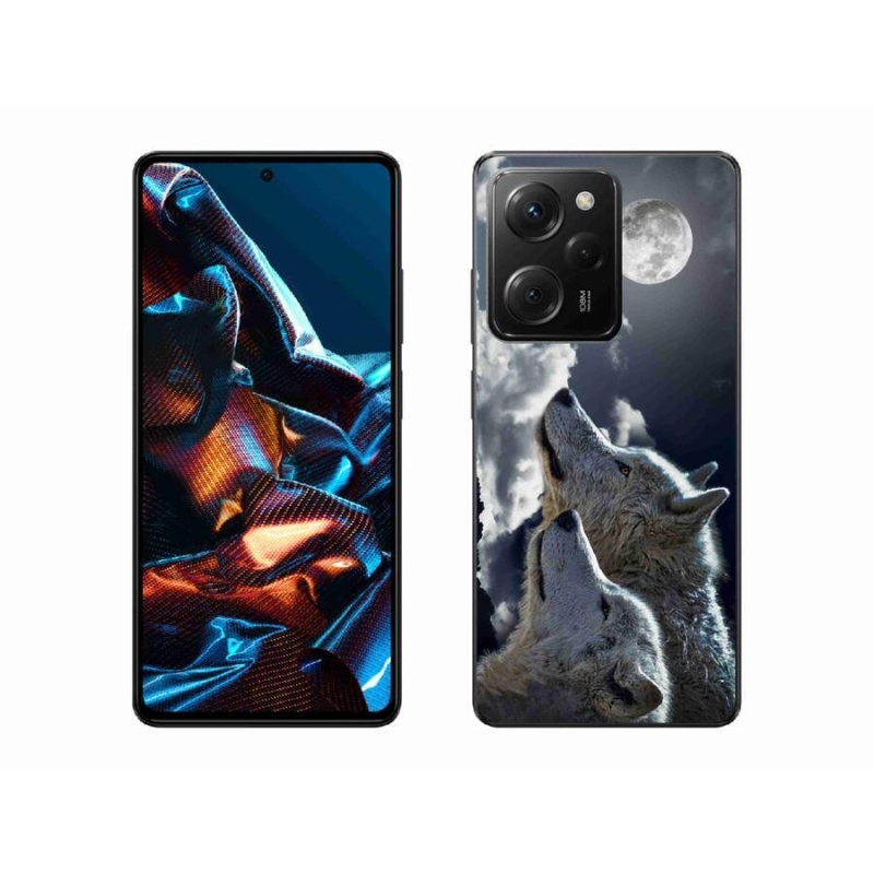 Gél borítás mmCase a Xiaomi Poco X5 Pro 5G-hez - farkasok