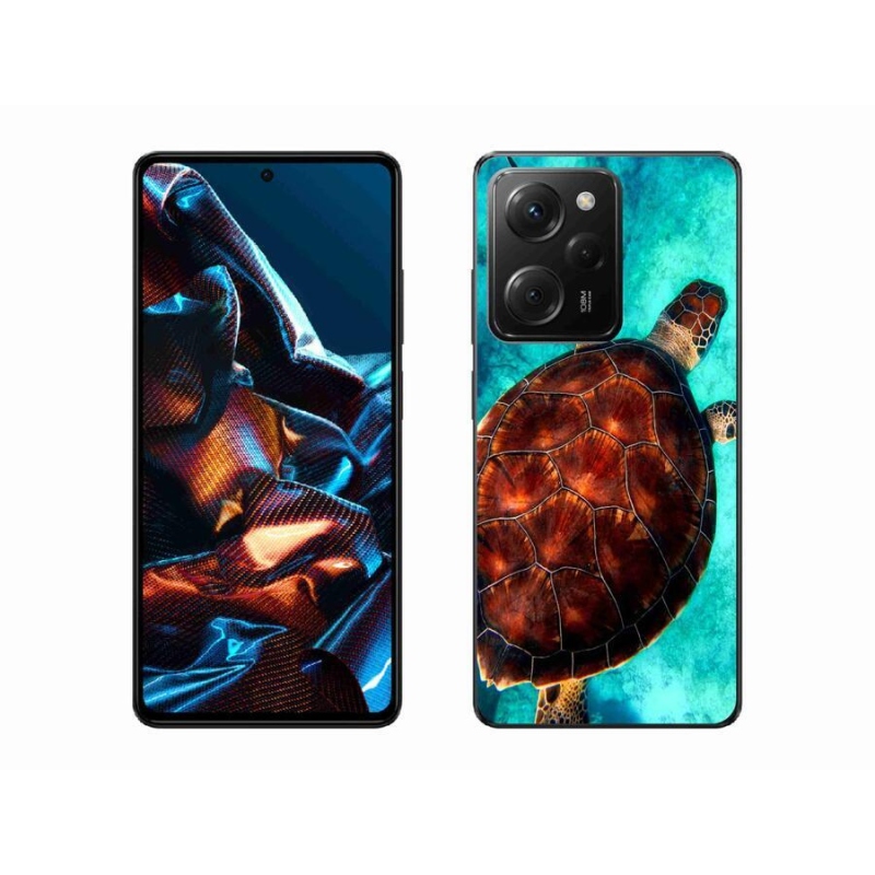 Gél borítás mmCase a Xiaomi Poco X5 Pro 5G-hez - teknősbéka