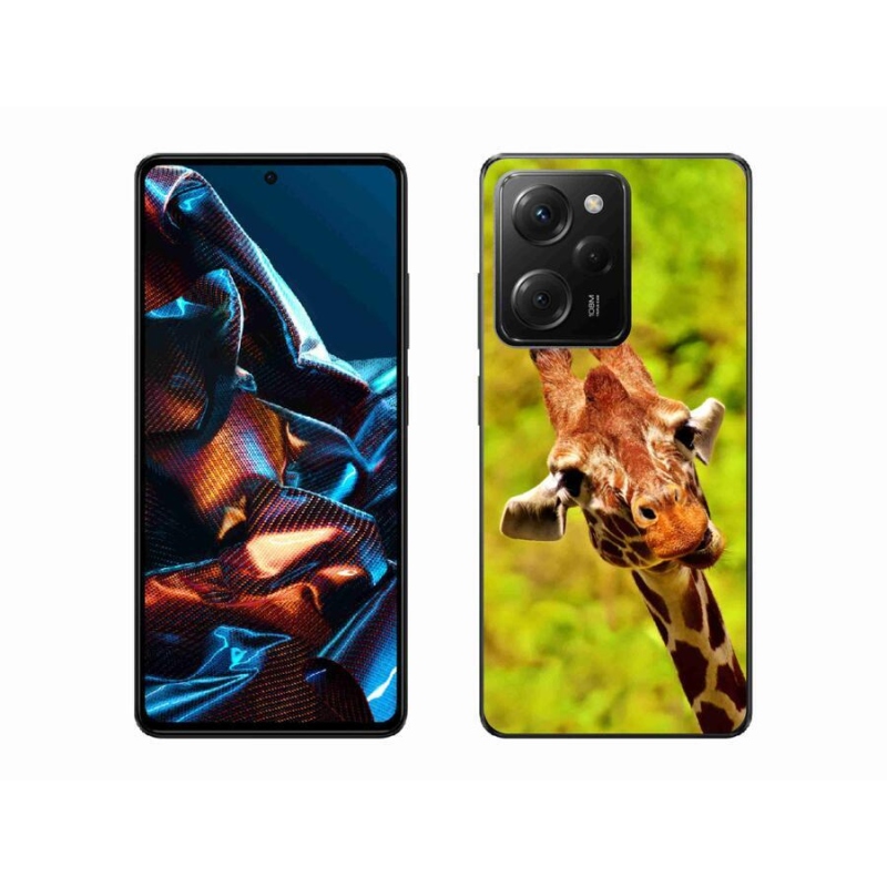 Gél borítás mmCase a Xiaomi Poco X5 Pro 5G-hez - zsiráf