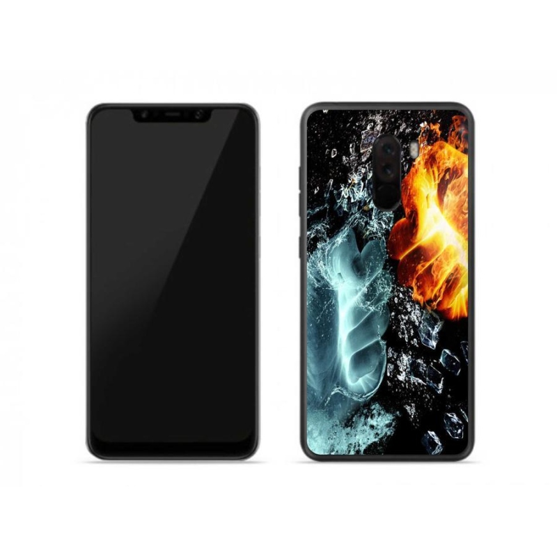 Gél borítás mmCase a Xiaomi Pocophone F1-hez - víz és tűz