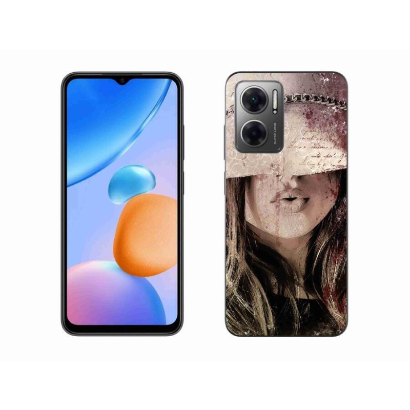 Gél borítás mmCase a Xiaomi Redmi 10 5G-hez - lány