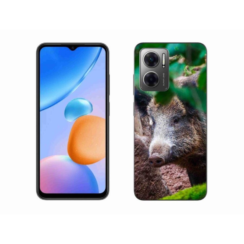 Gél borítás mmCase a Xiaomi Redmi 10 5G-hez - vaddisznó