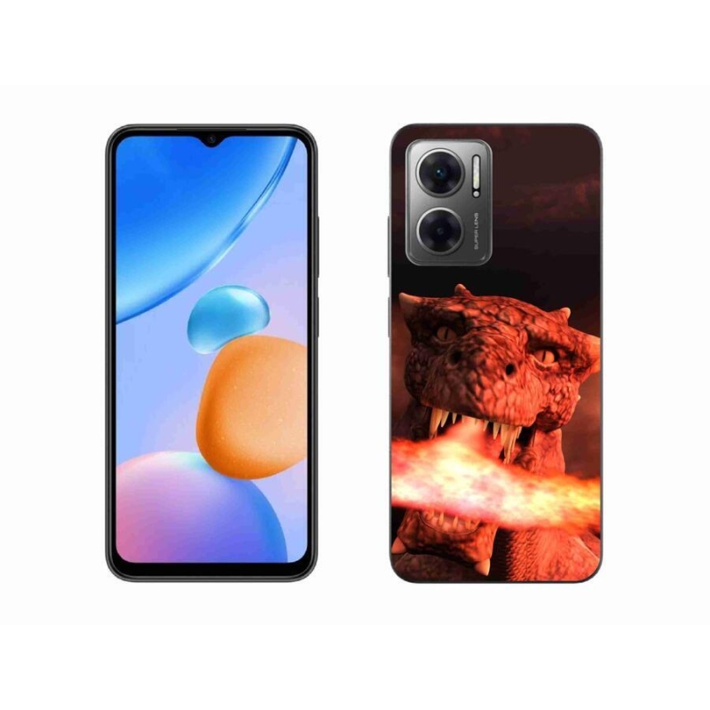 Gél borítás mmCase a Xiaomi Redmi 10 5G-hez - sárkány