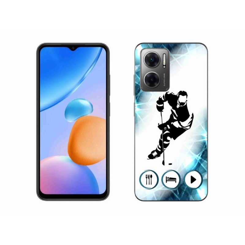 Gél borítás mmCase a Xiaomi Redmi 10 5G számára - hoki 1