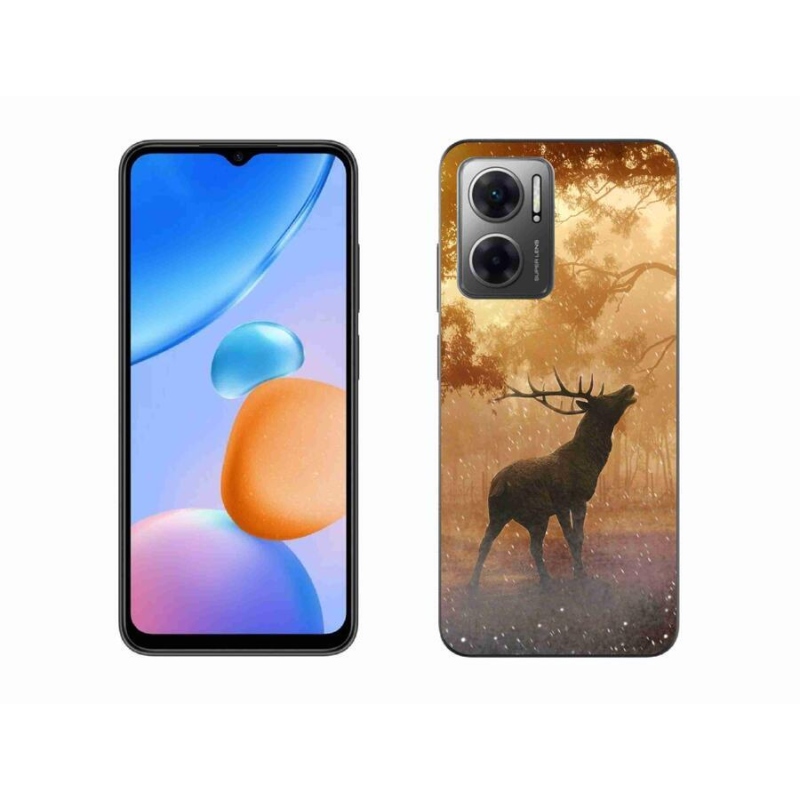 Gél borítás mmCase a Xiaomi Redmi 10 5G-hez - szarvas a vadászaton