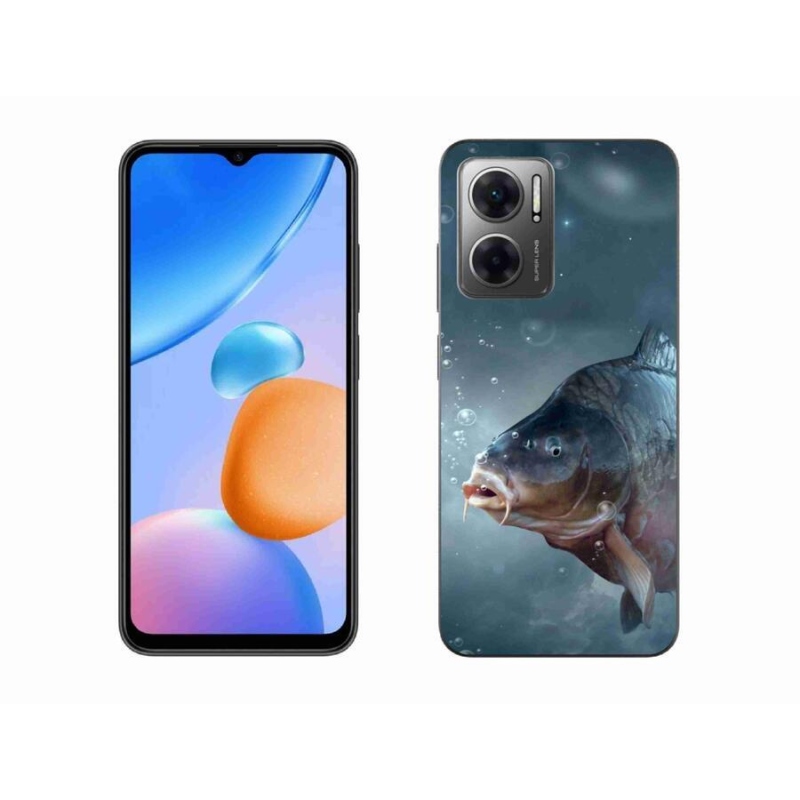 Gél borító mmCase a Xiaomi Redmi 10 5G-hez - ponty és buborékok