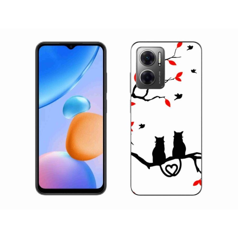 Gél borító mmCase a Xiaomi Redmi 10 5G-hez - macska szeretet