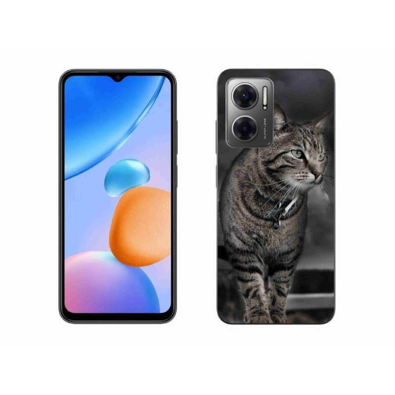 Gél borítás mmCase a Xiaomi Redmi 10 5G-hez - macska