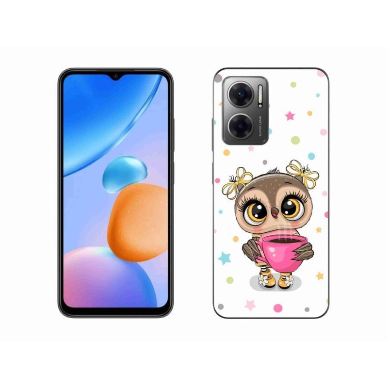 Gél borító mmCase a Xiaomi Redmi 10 5G-hez - rajzfilm bagoly