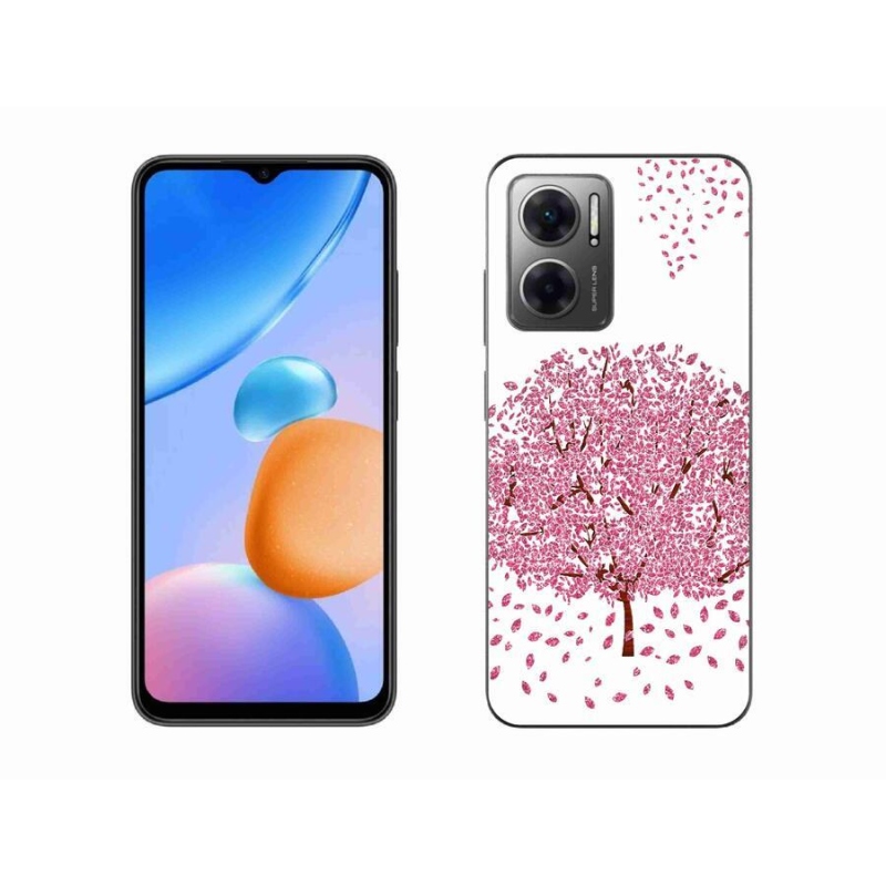 Gél borító mmCase a Xiaomi Redmi 10 5G-hez - rajzfilmfa levelekkel