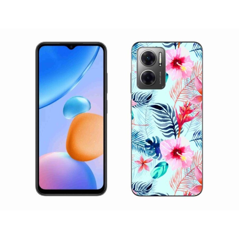 Gél borítás mmCase a Xiaomi Redmi 10 5G-hez - virágok