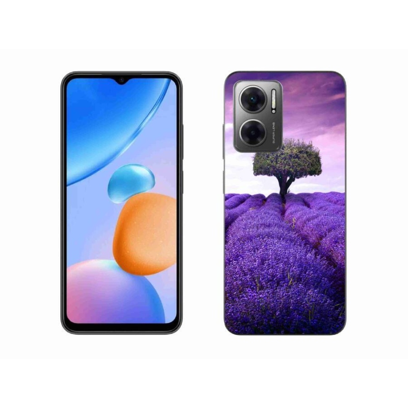 Gél borítás mmCase a Xiaomi Redmi 10 5G készülékhez - levendula rét