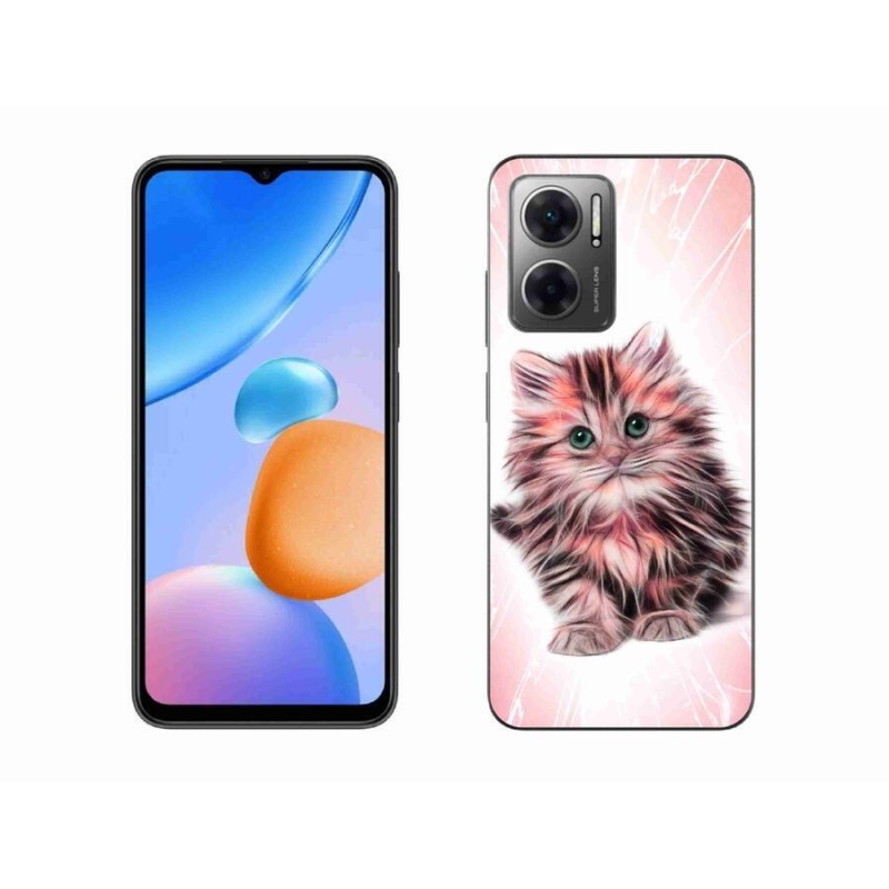 Gél borító mmCase a Xiaomi Redmi 10 5G-hez - aranyos cica