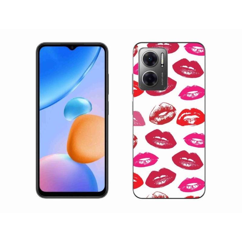 Gél borítás mmCase a Xiaomi Redmi 10 5G készülékhez - ajkak