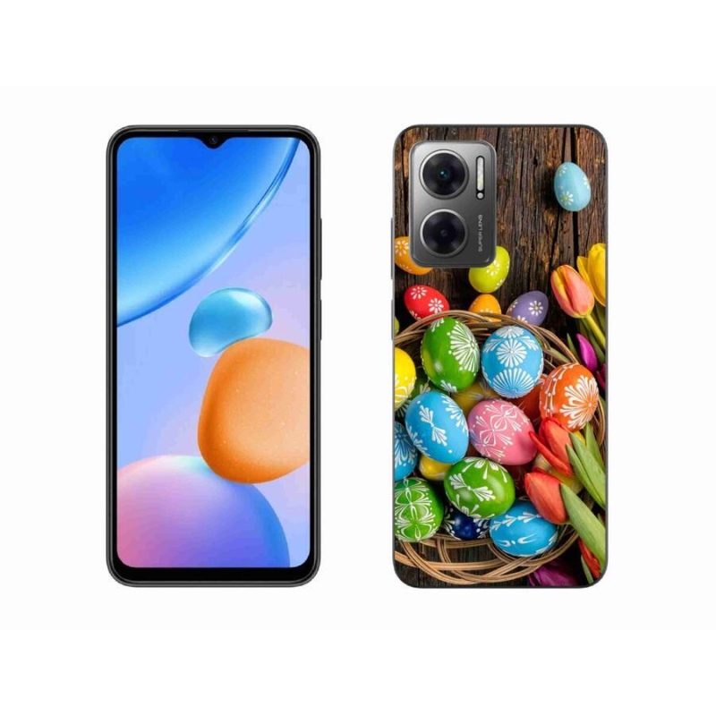 Gél borítás mmCase a Xiaomi Redmi 10 5G számára - Húsvéti tojások