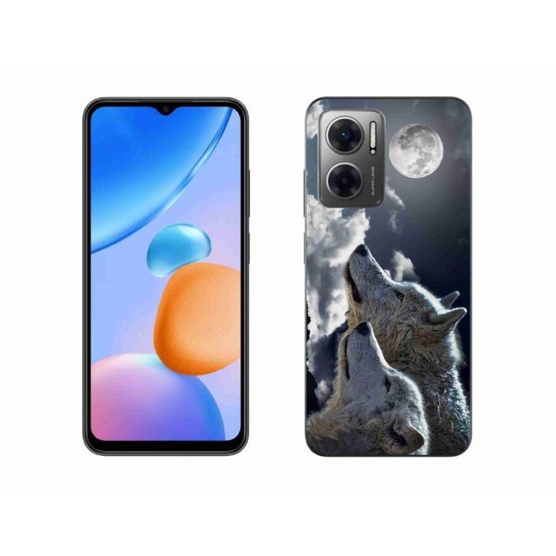 Gél borítás mmCase a Xiaomi Redmi 10 5G-hez - farkasok