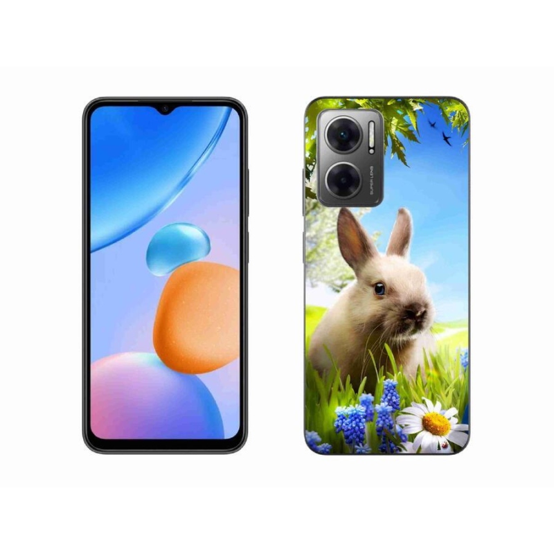 Gél borítás mmCase a Xiaomi Redmi 10 5G számára - nyuszi