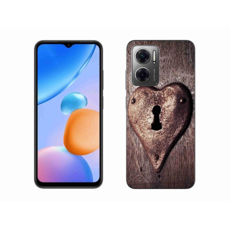 Gél borítás mmCase a Xiaomi Redmi 10 5G-hez - szív alakú zár