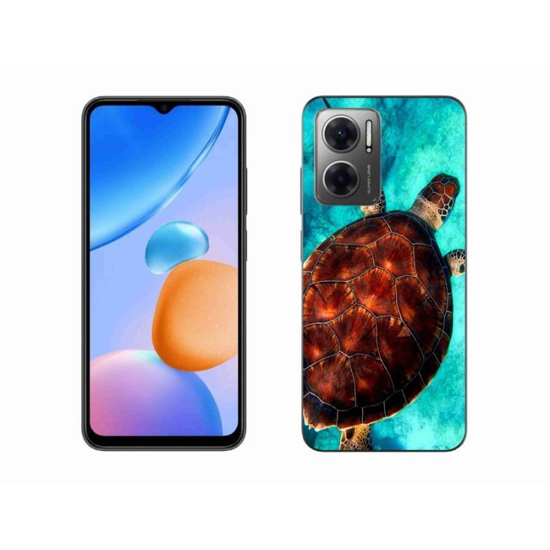 Gél borítás mmCase a Xiaomi Redmi 10 5G-hez - teknősbéka