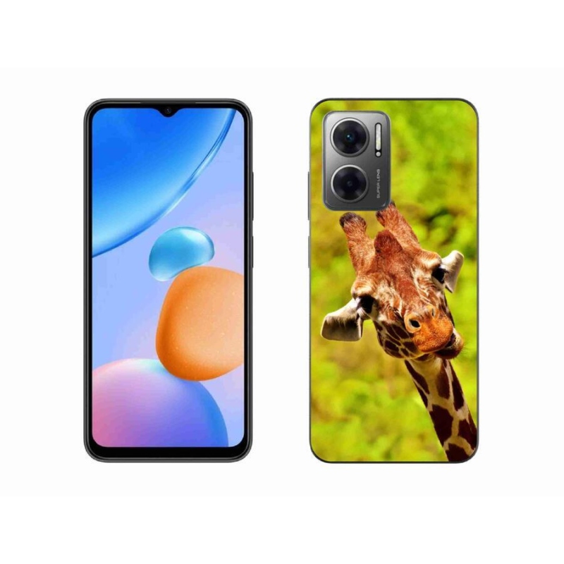 Gél borítás mmCase a Xiaomi Redmi 10 5G-hez - zsiráf