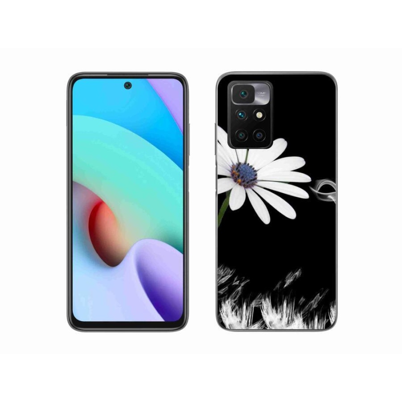 Gél védőhuzat mmCase a Xiaomi Redmi 10/Redmi 10 (2022) - fehér virág