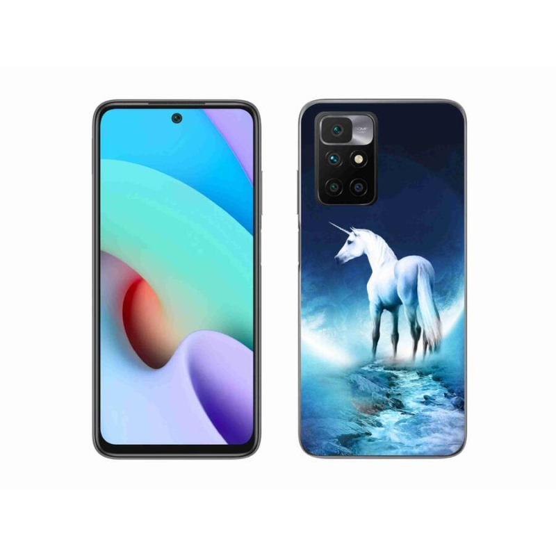 Gél védőhuzat mmCase a Xiaomi Redmi 10/Redmi 10 (2022) - fehér egyszarvúhoz