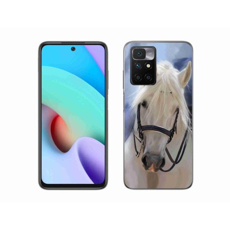 Gél borítás mmCase a Xiaomi Redmi 10/Redmi 10 (2022) - fehér ló