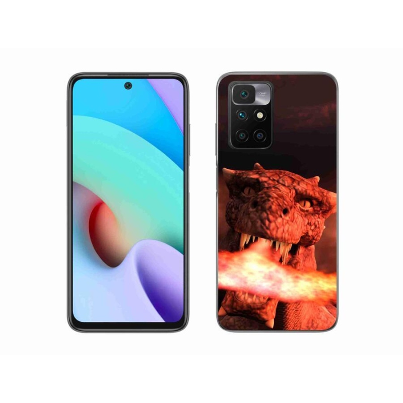 Zselés borítás mmCase a Xiaomi Redmi 10/Redmi 10 (2022) - sárkány