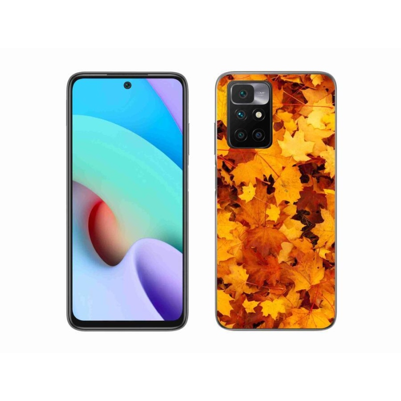 Gél borítás mmCase a Xiaomi Redmi 10/Redmi 10 (2022) - juharlevelekhez